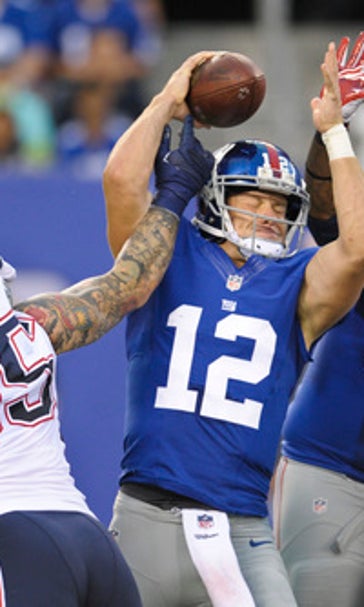 Brady plays 1st half vs. Giants in tuneup for suspension